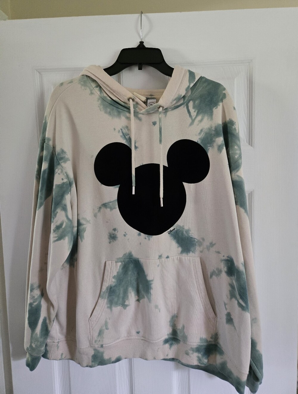 Green Tie-dye Off White Mickey Hoodie